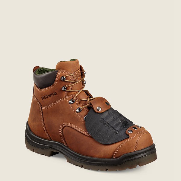 Botas de Seguridad Red Wing Hombre Marrom - King Toe® - 6-Inch Toe Metguard - 965-FNMUVX